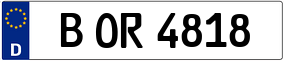 Truck License Plate